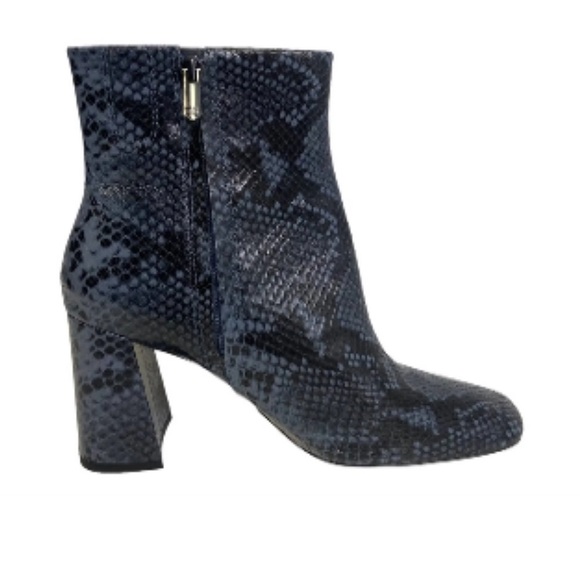 Sam Edelman Codie Snake Print Ankle Boots - Picture 2 of 6